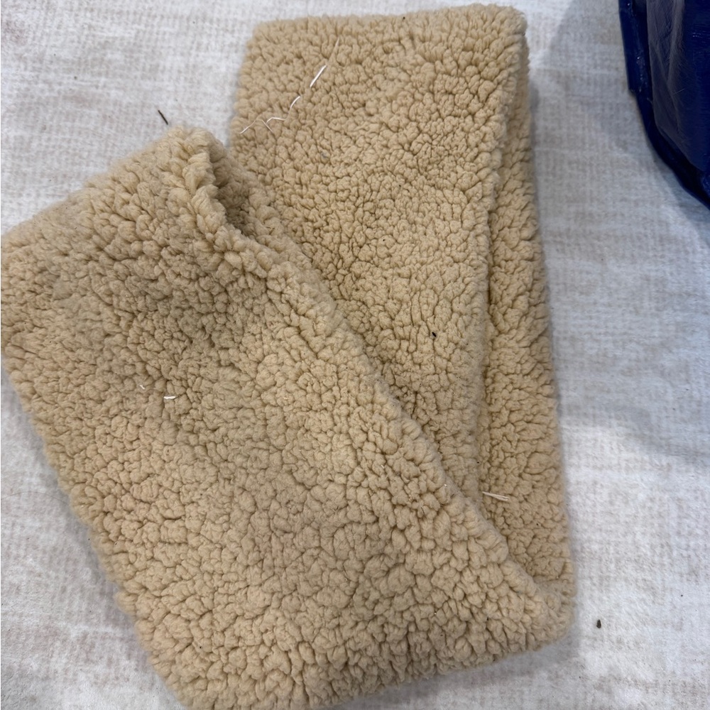 Cozy Sherpa Scarf in Camel